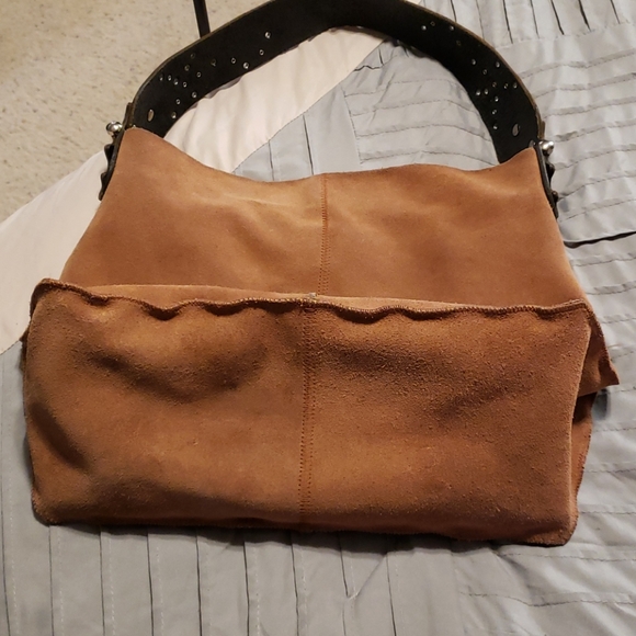 Suede shoulder bag by Wilsons Leather - Picture 4 of 12